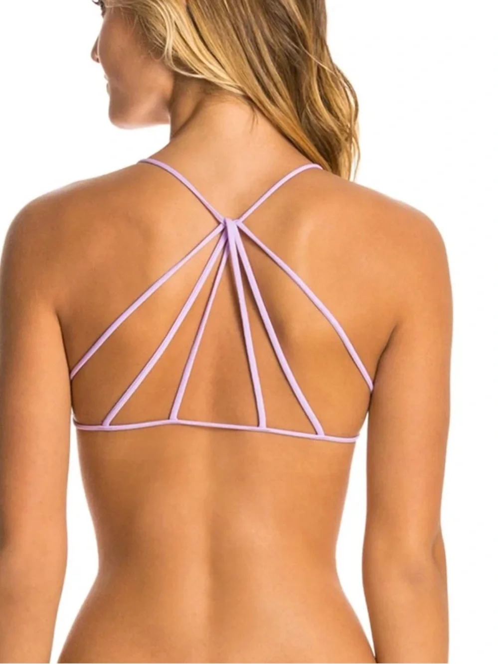 Free People Lavender Strappy Back Bralette